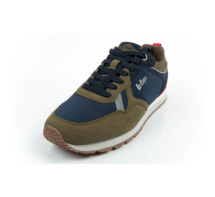 Lee Cooper sportovní obuv pánské tenisky módní pohodlné odolné námořnická modrá khaki