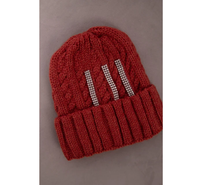 Dámská čepice Selena K384 červená