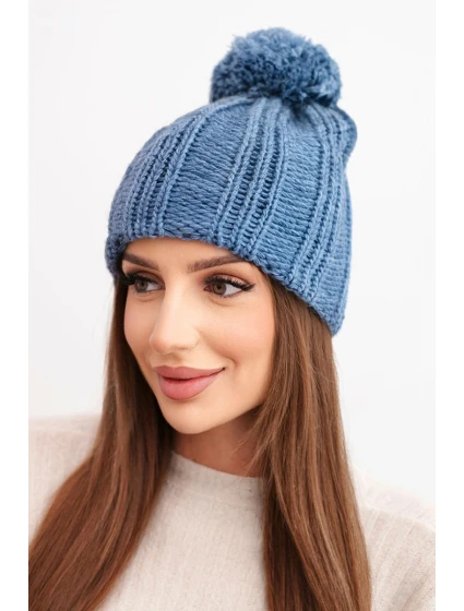 Fleecová čepice  hnědá model 21865228 - K-Fashion