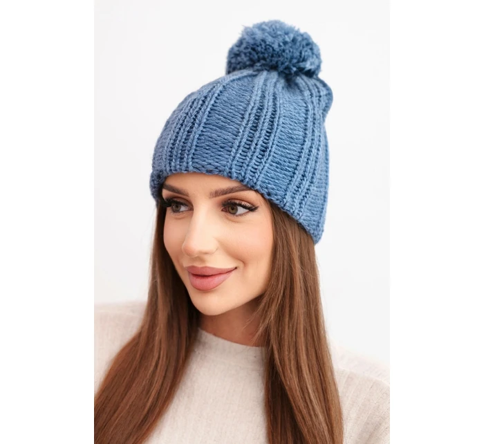 Fleecová čepice  hnědá model 21865228 - K-Fashion