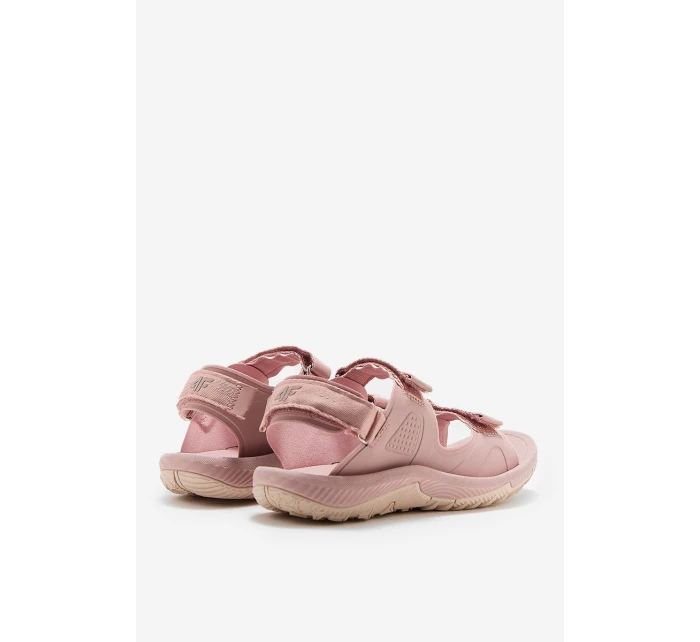 Dámské sportovní sandály model 21664881 Růžový - 4F Dámské sportovní sandály model 21664881 Růžový - 4F
