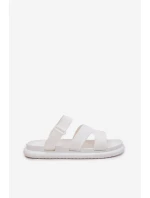 Gumové Dámské Pantofle S Páskem Bílé Tavirae Gumové Dámské Pantofle S Páskem Bílé Tavirae