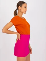 T shirt RV TS model 21275305 ciemny pomarańczowy - FPrice T shirt RV TS model 21275305 ciemny pomarańczowy - FPrice