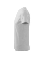 Heavy New tričko unisex světle šedý melír Heavy New tričko unisex světle šedý melír