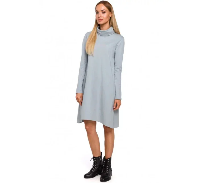 Trapézové šaty s hlubokým výstřihem M480 - Moe Trapézové šaty s hlubokým výstřihem M480 - Moe