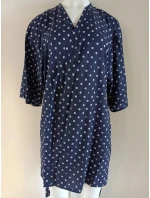 Dámské plážové Pareo4 D80GR7 tmavě modro-bílé - Self