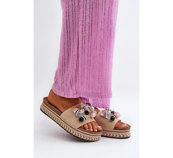 Pantofle model 198432 Step in style Pantofle model 198432 Step in style