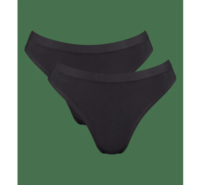 sloggi GO Sense High leg 2P - BLACK - SLOGGI BLACK - SLOGGI sloggi GO Sense High leg 2P - BLACK - SLOGGI BLACK - SLOGGI