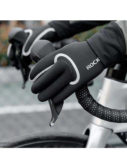 Cyklistické rukavice  velikost: XXL černé model 22083574 - Hikvision