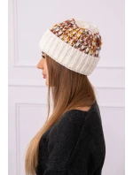 Dámská čepice Iris K348 ecru