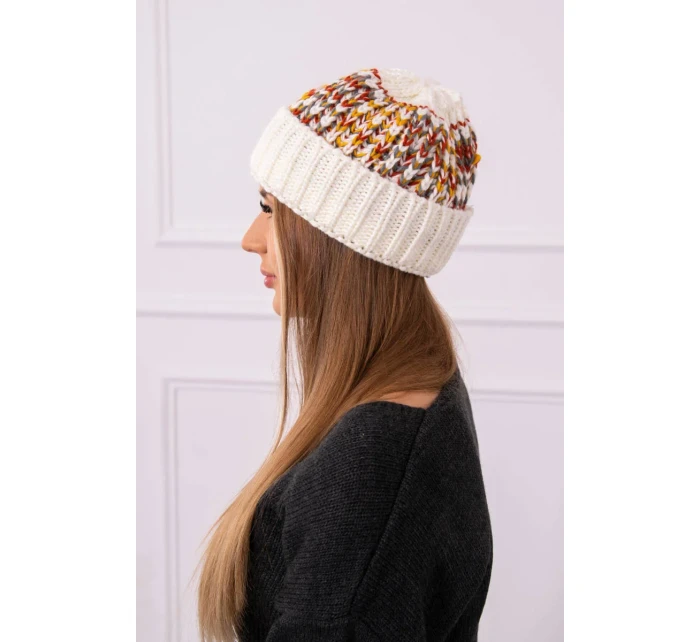 Dámská čepice Iris K348 ecru