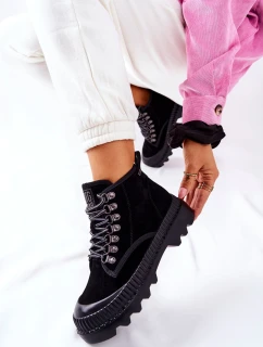 Kožené Boty Big Star černé model 21564910 - Big Star Shoes