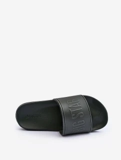 Lehké Pěnové Sandály Mužské Big Star MM174324 Tmavě Zelené