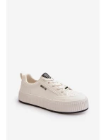 Dámské tenisky na platformě Big Star model 21654856 Bílé - Big Star Shoes Dámské tenisky na platformě Big Star model 21654856 Bílé - Big Star Shoes