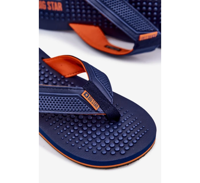 Pánské Žabky Big Star RR174437 Modré