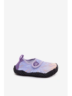 Dětské boty na suchý zip  Fialové model 22181921 - Boto