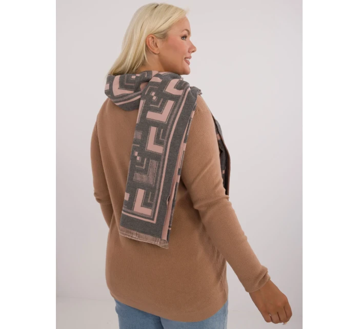 Szalik AT SZ model 20473672 szaro różowy - FPrice