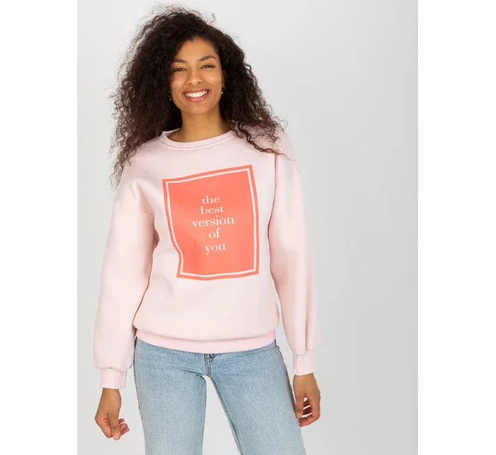Mikina EM BL 617 model 17892715 světle růžová - FPrice