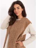 Kamizelka IT KZ model 21334789 camelowy - FPrice Kamizelka IT KZ model 21334789 camelowy - FPrice