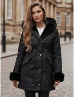 Dámská zimní bunda ARCTIC černá FashionStreet TY3986 Dámská zimní bunda ARCTIC černá FashionStreet TY3986