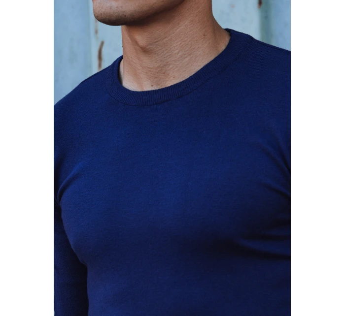 Pánský klasický modrý svetr Dstreet model 21979974 - FashionStreet