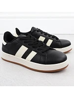 Dámské sportovní polobotky černé NEWS 8233