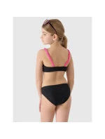 Dívčí dvoudílné plavky 4F 4FJWSS25UBKSF045-20S Dívčí dvoudílné plavky 4F 4FJWSS25UBKSF045-20S