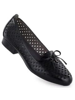 Dámské ažurové boty black model 22009343 - JEZZI