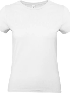 B&C #E190 /women Dámské tričko z těžké bavlny 01.004T white