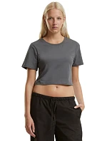 NM 006 dámský crop top black model 22443173 - New Morning Studios NM 006 dámský crop top black model 22443173 - New Morning Studios