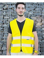 – Bezpečnostní vesta se zipem neon green model 22503494 - Korntex