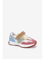 Dětské sneakersy na suchý zip multikolor Tezzu Dětské sneakersy na suchý zip multikolor Tezzu