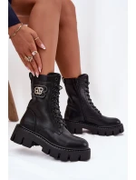 Zateplené workery dámské s ozdobou Černé model 21708949 - Boto Zateplené workery dámské s ozdobou Černé model 21708949 - Boto