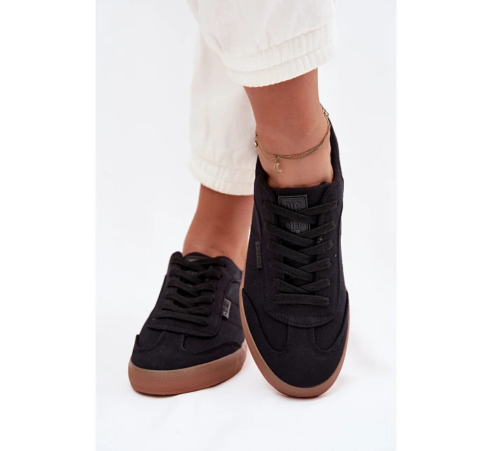 Dámské tenisky z materiálu Big Star TT274356 Černé