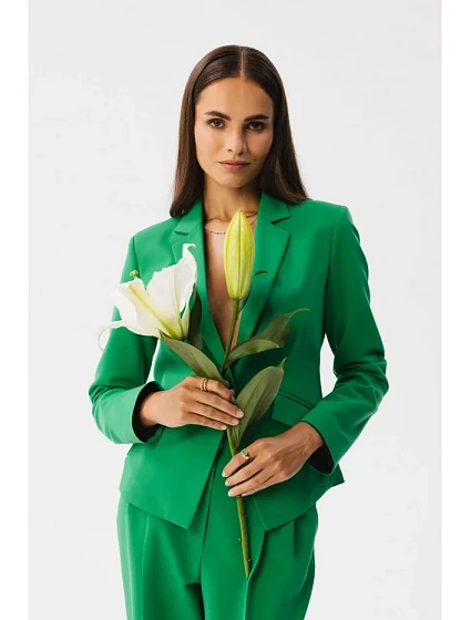 Sako na s jedním knoflíkem zelené model 18882597 - STYLOVE