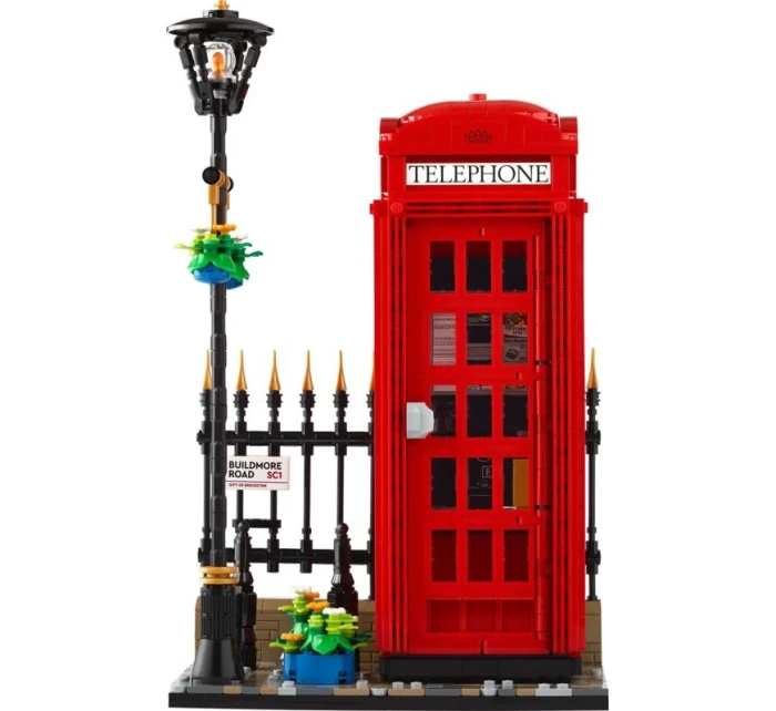 Lego 21347 Nápady - Červená telefonní budka v Londýně