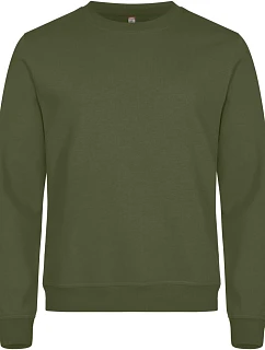 Clique Miami Roundneck Unisex mikina 67.1030 army green