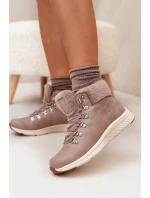 Dámské Boty S Kožešinou Big Star model 21706002 Šedé - Big Star Shoes Dámské Boty S Kožešinou Big Star model 21706002 Šedé - Big Star Shoes