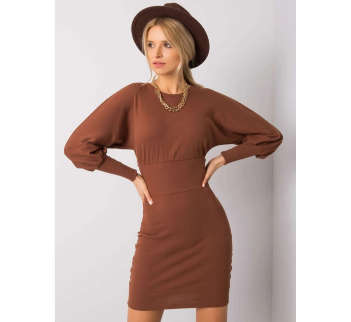 Šaty RV SK 6079.65 hnědá Šaty RV SK 6079.65 hnědá