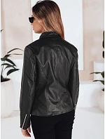 Dámská kožená bunda TY5202 černá - FashionStreet Dámská kožená bunda TY5202 černá - FashionStreet
