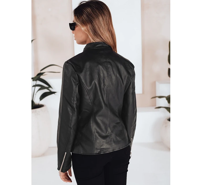 Dámská kožená bunda TY5202 černá - FashionStreet Dámská kožená bunda TY5202 černá - FashionStreet