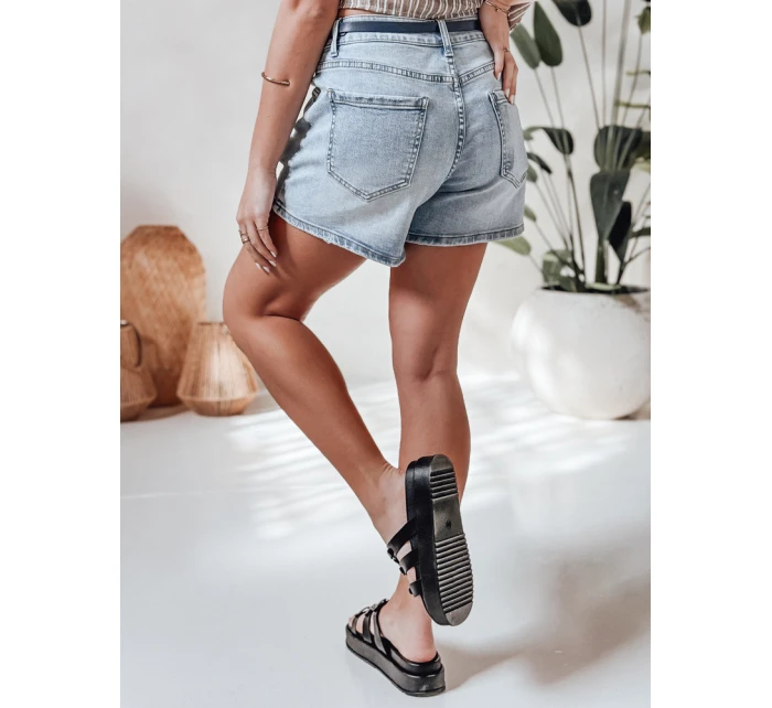 Dámské džínové šortky s páskem HELLO JEAN modré FashionStreet SY0481 Dámské džínové šortky s páskem HELLO JEAN modré FashionStreet SY0481
