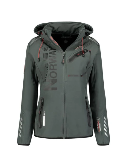 Softshellová bunda Geographical Norway (WU8088F/GN D.GREY/BLACK)