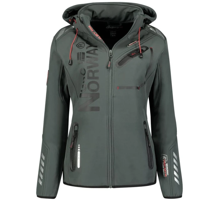 Softshellová bunda Geographical Norway (WU8088F/GN D.GREY/BLACK)