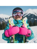 Zimní rukavice Meteor Juna XS růžová/černá Zimní rukavice Meteor Juna XS růžová/černá