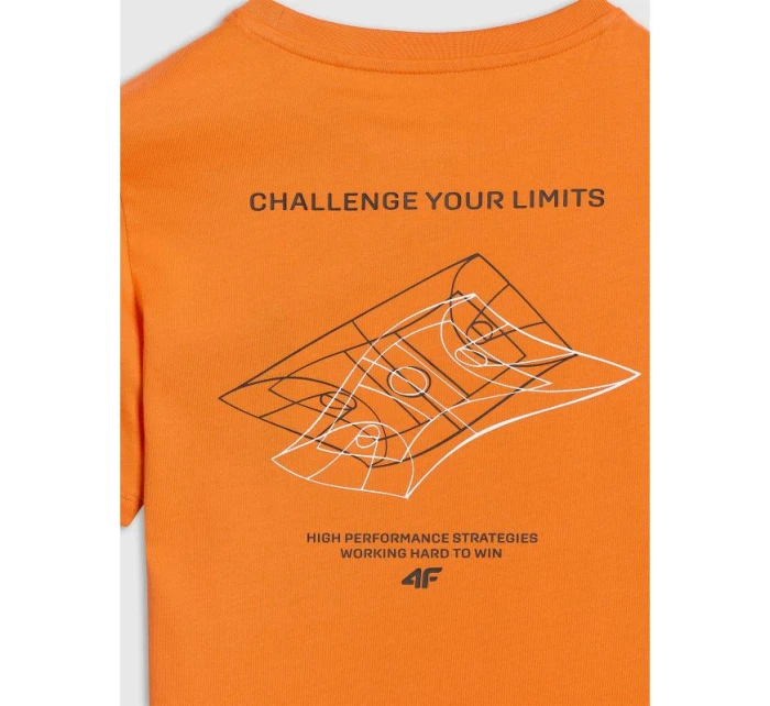 Chlapecké tričko s potiskem 4F 4FJWAW25TTSHM2415-70S Chlapecké tričko s potiskem 4F 4FJWAW25TTSHM2415-70S