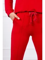 Červená tepláková souprava