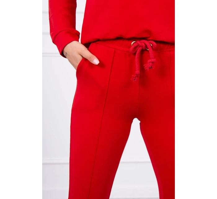 Červená tepláková souprava