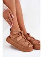 Dámské Sandály Na Platformě Camel Nitavelia Dámské Sandály Na Platformě Camel Nitavelia