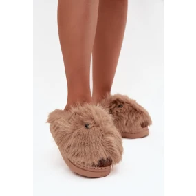 Dámské kožené čepice kapibara khaki Pravelle